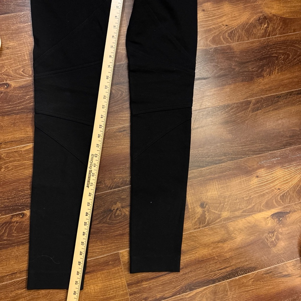 NWT Diane von Furstenberg Black Lena Knit Suiting Pant Women’s Sz 10 - Picture 5 of 7